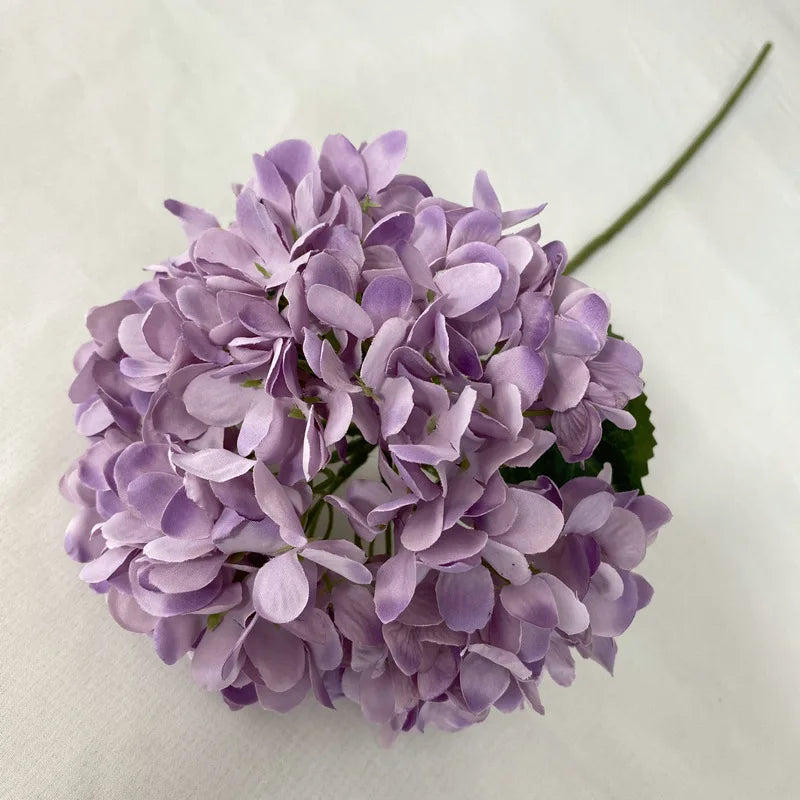 Artificial Flowers Cheap Silk Hydrangea Bride Bouquet Wedding New Year Decoration Home Accessories for Vase Plants Arrangement