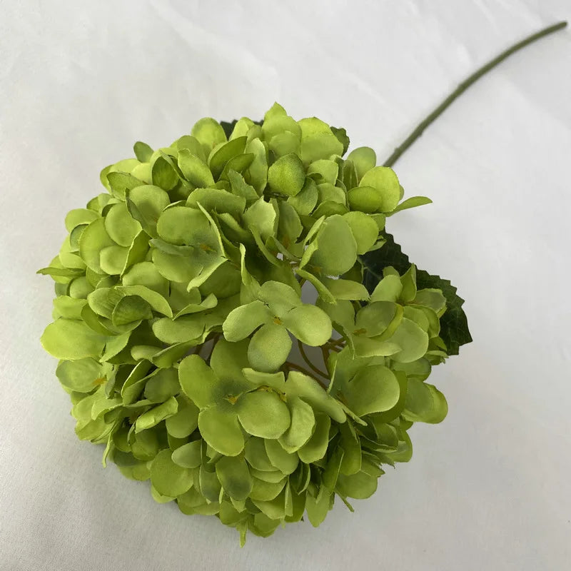 Artificial Flowers Cheap Silk Hydrangea Bride Bouquet Wedding New Year Decoration Home Accessories for Vase Plants Arrangement