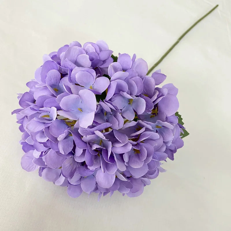 Artificial Flowers Cheap Silk Hydrangea Bride Bouquet Wedding New Year Decoration Home Accessories for Vase Plants Arrangement