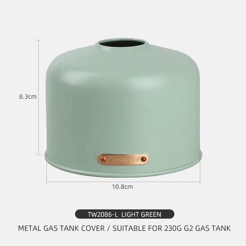 Custodia protettiva in metallo da esterno per bombola di gas da 450/230 g