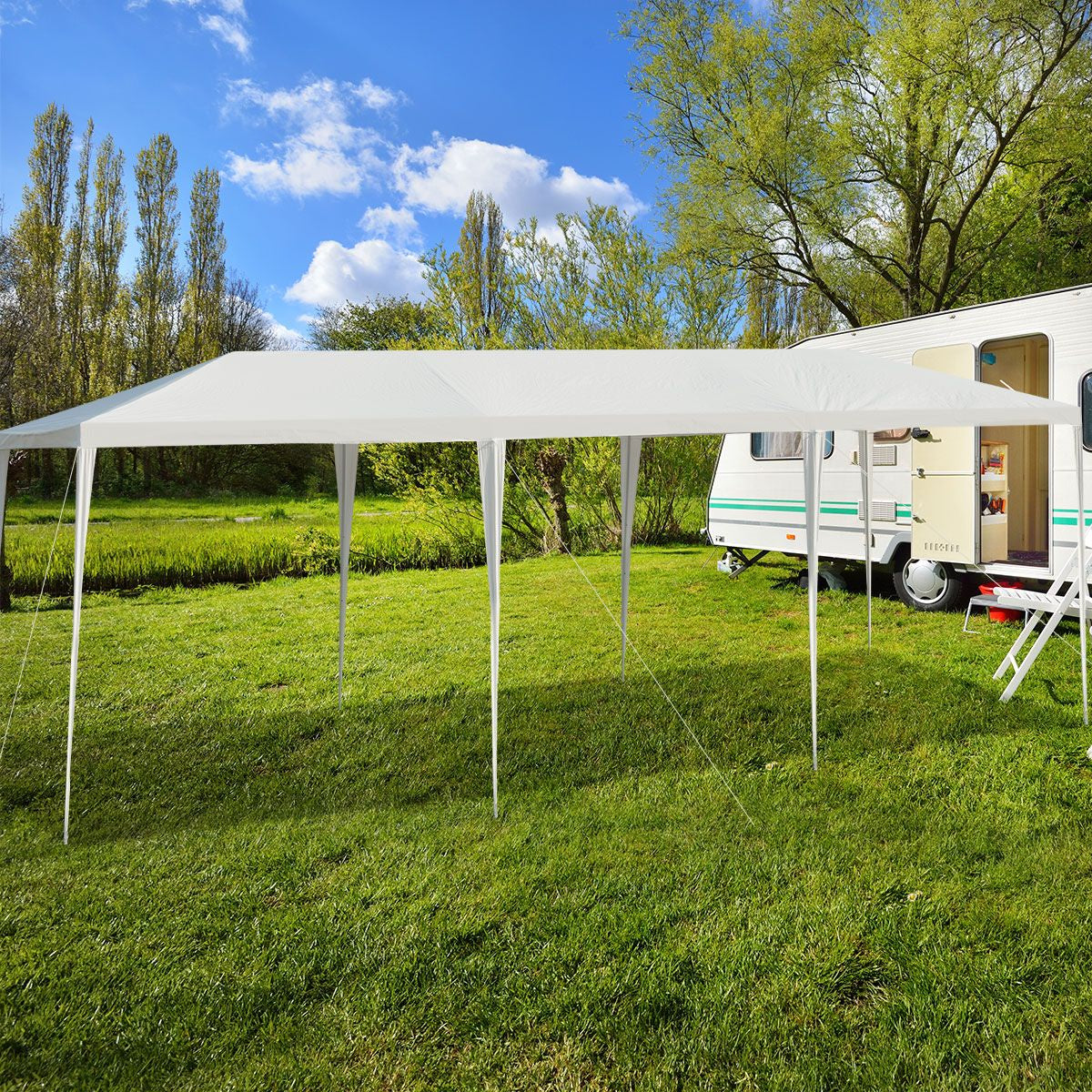Gazebo Impermeabile da esterno 3X9 m. Tenda per Eventi