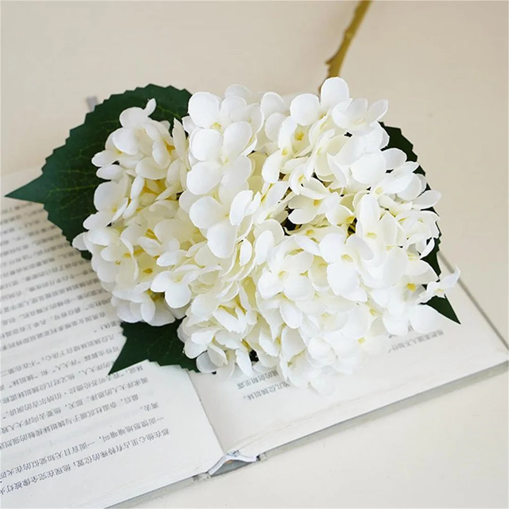 Artificial Flowers Cheap Silk Hydrangea Bride Bouquet Wedding New Year Decoration Home Accessories for Vase Plants Arrangement