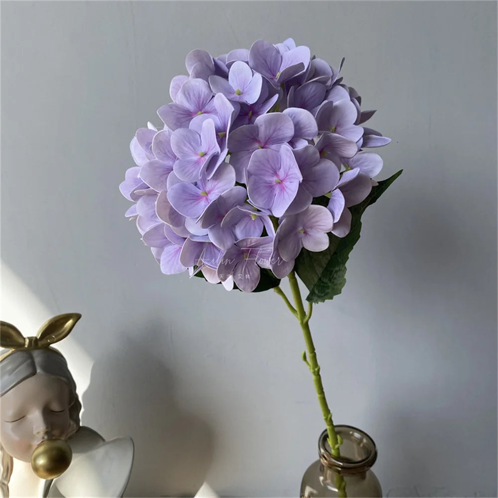 Artificial Flowers Cheap Silk Hydrangea Bride Bouquet Wedding New Year Decoration Home Accessories for Vase Plants Arrangement